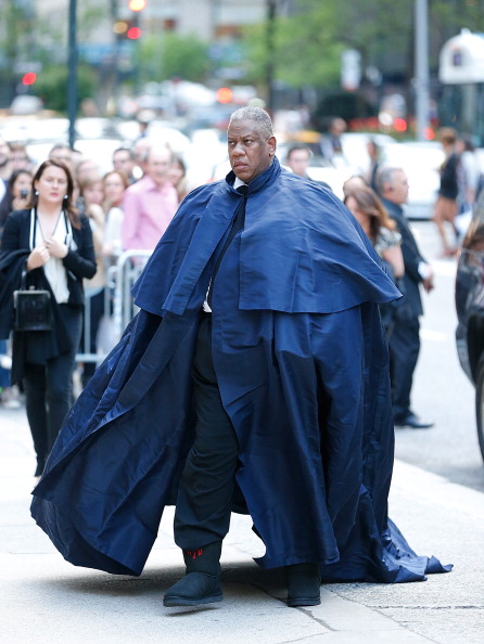 NEW YORK, NY - MAY 02: Andre Leon Talley attends the memorial service for L'Wren Scott at St. Bartholomew's Church on May 2, 2014 in New York City. (Photo by John Lamparski/Getty Images) NEW YORK, NY - MAY 02: Andre Leon Talley attends the memorial service for L'Wren Scott at St. Bartholomew's Church on May 2, 2014 in New York City. (Photo by John Lamparski/Getty Images)