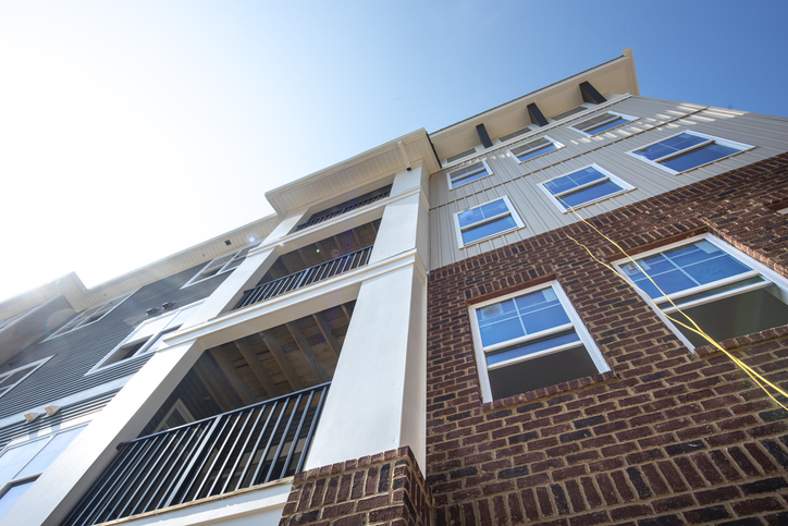 Residential Development - Abstract multi-Family Construction Architecture Background Copy space